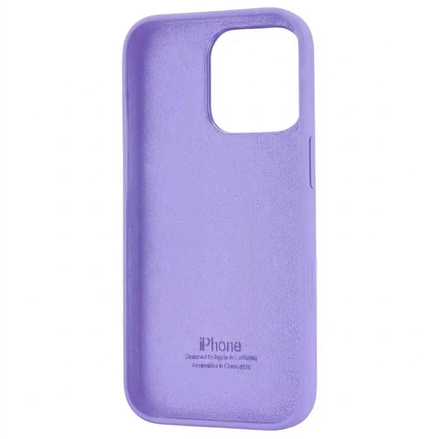 Чехол для iPhone 16 Pro Max силиконовый Soft-touch Silicone Case Full Size (AA) Elegant Purple - Фото 2 Чехол для iPhone 16 Pro Max силиконовый Soft-touch Silicone Case Full Size (AA) Elegant Purple - изображение 2