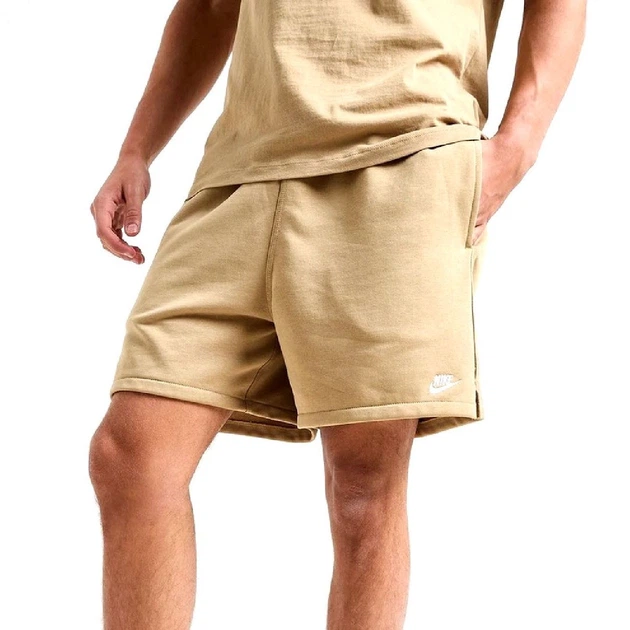 Шорты мужские Nike Flow French Terry S Бежевый FN3520-297 - Фото 1 Шорты мужские Nike Flow French Terry S Бежевый FN3520-297 - изображение 1