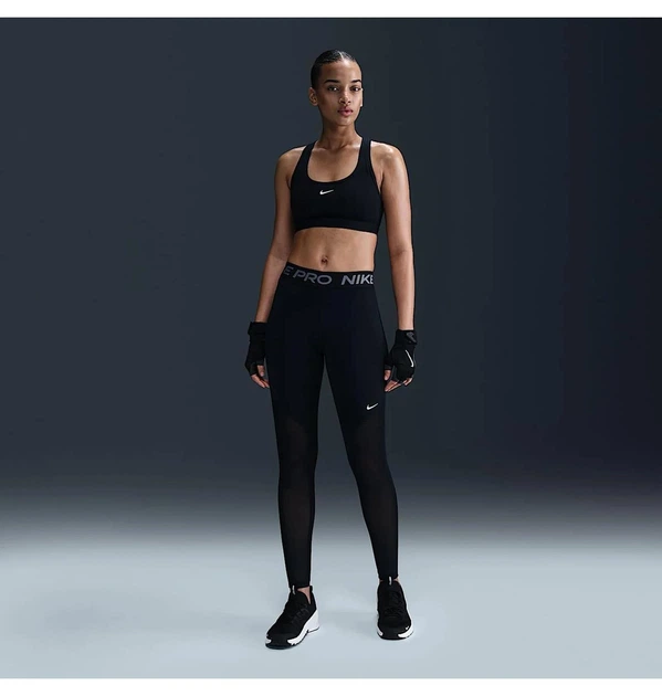 Лосины женские Nike Np Df Mr Tight Gg Mesh Black S Черный HJ1163-010 - Фото 4 Лосины женские Nike Np Df Mr Tight Gg Mesh Black S Черный HJ1163-010 - изображение 4