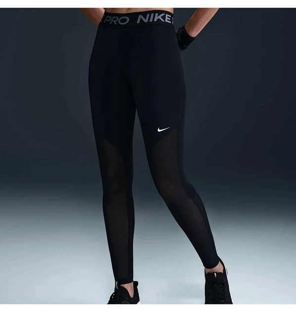 Лосины женские Nike Np Df Mr Tight Gg Mesh Black S Черный HJ1163-010 - Фото 1 Лосины женские Nike Np Df Mr Tight Gg Mesh Black S Черный HJ1163-010 - изображение 1