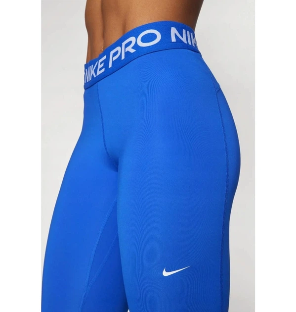 Лосины женские Nike Pro Blue M Синий AO9968-407 - Фото 3 Лосины женские Nike Pro Blue M Синий AO9968-407 - изображение 3