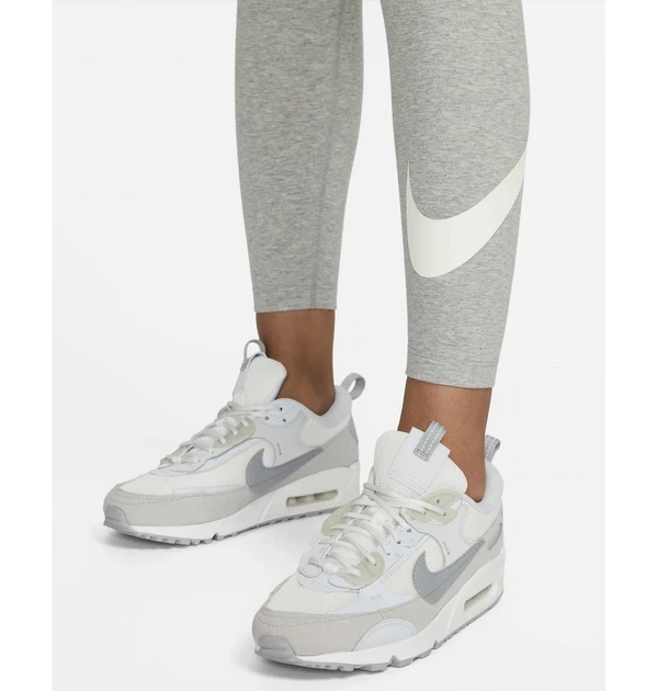 Лосини жіночі Nike Sportswear Classics High-Waisted Graphic Leggings M Сірий DV7795-063 - зображення 4