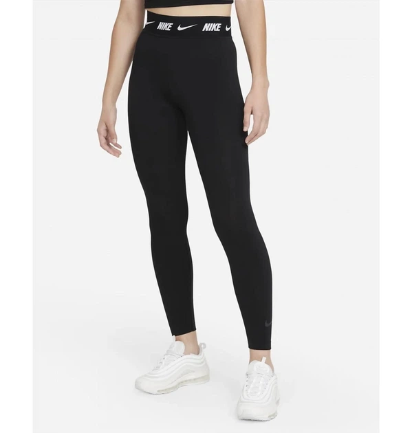 Лосини жіночі Nike Nsw Club Hw Lggng XS Чорний DM4651-010 - Фото 2 Лосини жіночі Nike Nsw Club Hw Lggng XS Чорний DM4651-010 - зображення 2