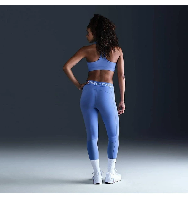 Лосины женские Nike Women Mid-Rise Mesh-Panelled Leggings Blue S Синий CZ9779-494 - изображение 4