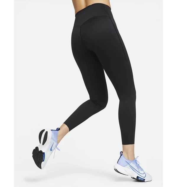 Лосины женские Nike Go Womens Firm-Support High-Waisted 7/8 Leggings With Pockets Black XS Черный DQ5636-010 - изображение 6