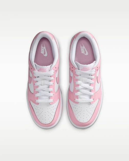 Детские кеды Nike Dunk Low Soft Pink (Gs) 36 Розовый FB9109-125 - Фото 4 Детские кеды Nike Dunk Low Soft Pink (Gs) 36 Розовый FB9109-125 - изображение 4