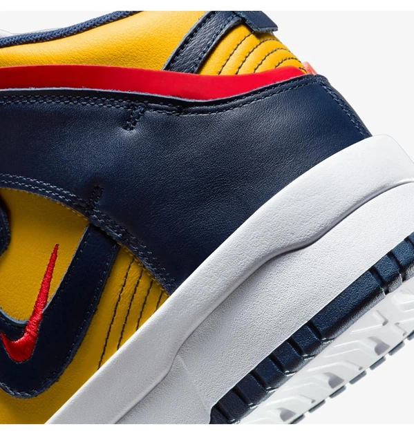 Кросівки жіночі Nike Dunk High Up 36 Комбінований DH3718-701 - Фото 8 Кросівки жіночі Nike Dunk High Up 36 Комбінований DH3718-701 - зображення 8