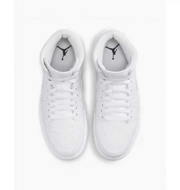Кросівки жіночі Nike Wmns Air Jordan 1 Mid 40.5 Білий DV0991-111 - Фото 5 Кросівки жіночі Nike Wmns Air Jordan 1 Mid 40.5 Білий DV0991-111 - зображення 5