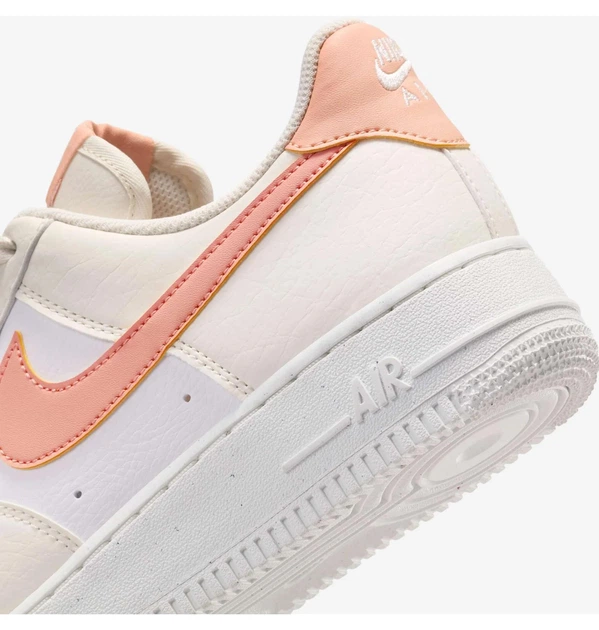 Кросівки жіночі Nike Air Force 1 07 Next Nature White/Beige 38.5 Білий, Бежевий DC9486-113 - зображення 7