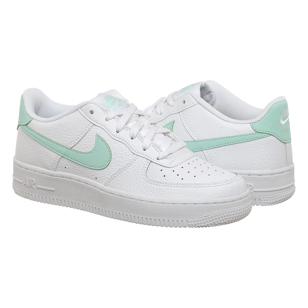Кроссовки женские Nike Air Force 1 (Gs) White Mint 37.5 Белый CT3839-105 - Фото 6 Кроссовки женские Nike Air Force 1 (Gs) White Mint 37.5 Белый CT3839-105 - изображение 6
