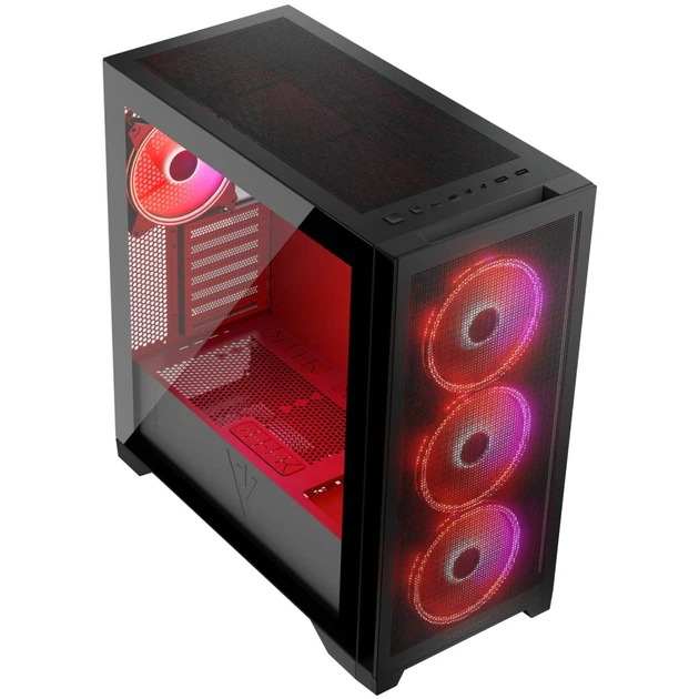 Корпус Modecom VOLCANO EXPANSE S ARGB 4x140mm fans MIDI USB 3.0x2+TYPE-C BLACK без БЖ ATX (AT-EXPANSE-SG-10-000000) - Фото 5 Корпус Modecom VOLCANO EXPANSE S ARGB 4x140mm fans MIDI USB 3.0x2+TYPE-C BLACK без БЖ ATX (AT-EXPANSE-SG-10-000000) - зображення 5