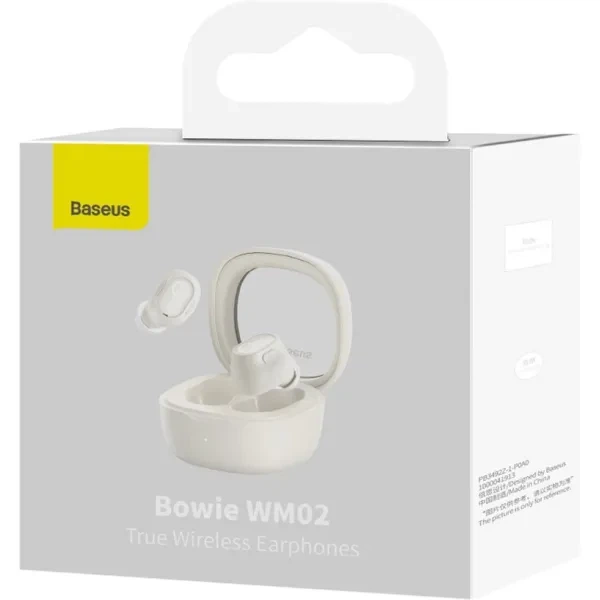 Наушники Baseus Bowie wm02 White (ngtw180002) - Фото 6 Наушники Baseus Bowie wm02 White (ngtw180002) - зображення 6