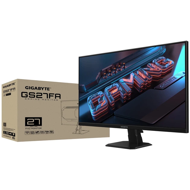 Монітор 27" Gigabyte Gaming GS27FA (GS27FA EU) - Фото 8 Монітор 27" Gigabyte Gaming GS27FA (GS27FA EU) - зображення 8