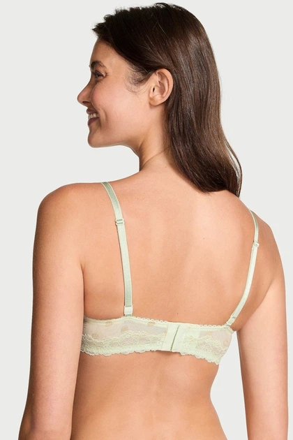 Бюстгальтер с уплотнённой чашкой Victoria's Secret 85D Салатовый (156238) - изображение 4