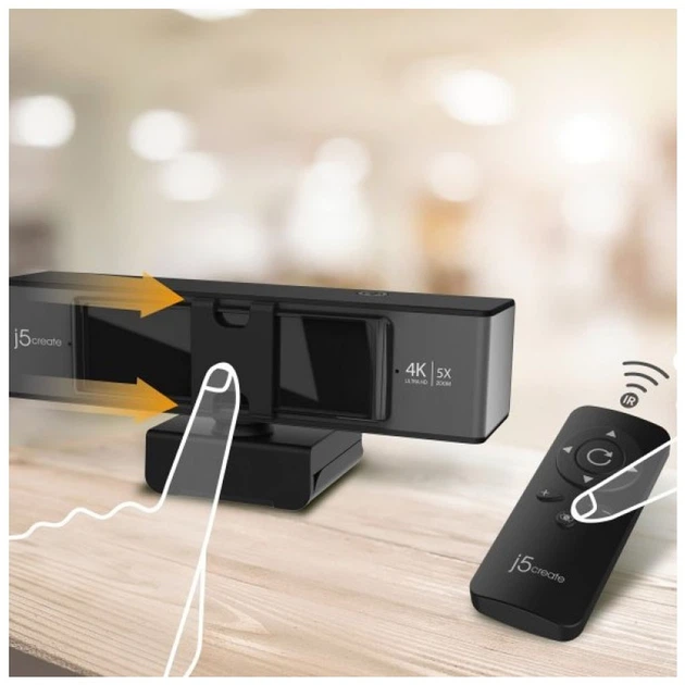 Веб-камера J5create 4K Ultra HD USB-A/C (JVCU435-N) - изображение 8