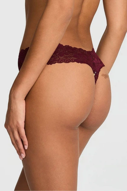 Трусики стринг Victoria's Secret 3(M) Фиолетовый (156467) - Фото 2 Трусики стринг Victoria's Secret 3(M) Фиолетовый (156467) - изображение 2