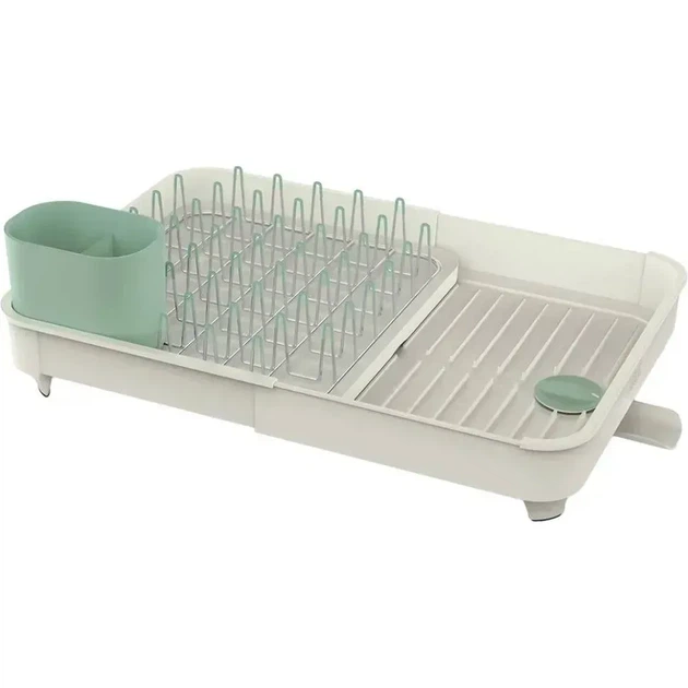 Раздвижная сушка для посуды настольная Joseph Joseph Extend Stone/Green 851652 (01001082) - изображение 4