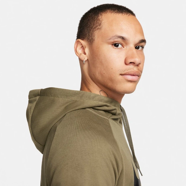 Худи мужское Nike M Dri-Fit Hdie Po Swsh 2XL Оливковый CZ2425-222 - Фото 5 Худи мужское Nike M Dri-Fit Hdie Po Swsh 2XL Оливковый CZ2425-222 - изображение 5