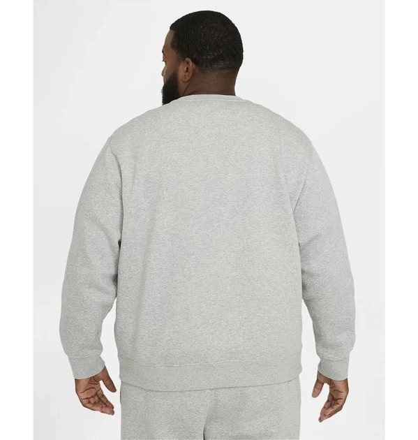 Світшот чоловічий Nike M Nsw Club Crw Bb 2XL Сірий BV2662-063 - зображення 9