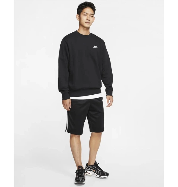 Кофта мужская Nike M Nsw Club Crw Ft XL Черный BV2666-010 - Фото 5 Кофта мужская Nike M Nsw Club Crw Ft XL Черный BV2666-010 - изображение 5