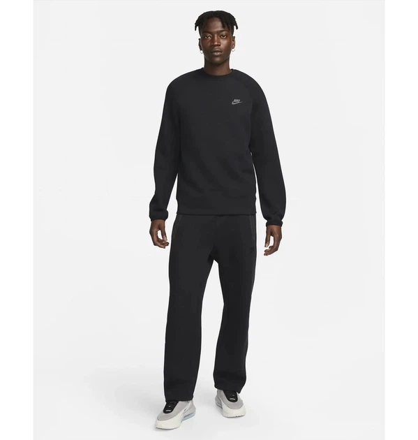 Свитшот мужской Nike Tech Fleece Crew XS Черный FB7916-010 - Фото 11 Свитшот мужской Nike Tech Fleece Crew XS Черный FB7916-010 - изображение 11