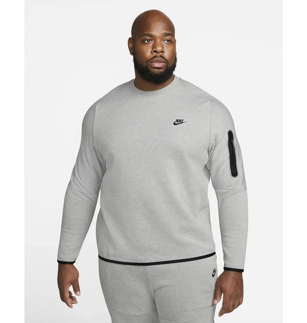 Свитшот мужской Nike Nsw Tech Fleece Crew XL Серый CU4505-063 - Фото 7 Свитшот мужской Nike Nsw Tech Fleece Crew XL Серый CU4505-063 - изображение 7