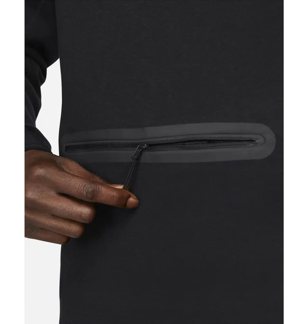 Свитшот мужской Nike M Tech Fleece Hz Top S Черный FB7998-010 - изображение 8