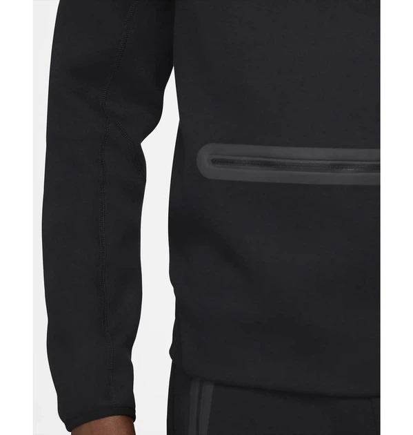 Свитшот мужской Nike M Tech Fleece Hz Top S Черный FB7998-010 - изображение 11