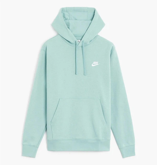 Худі чоловіче Nike Club Fleece 2XL Бірюзовий BV2654-310 - Фото 1 Худі чоловіче Nike Club Fleece 2XL Бірюзовий BV2654-310 - зображення 1