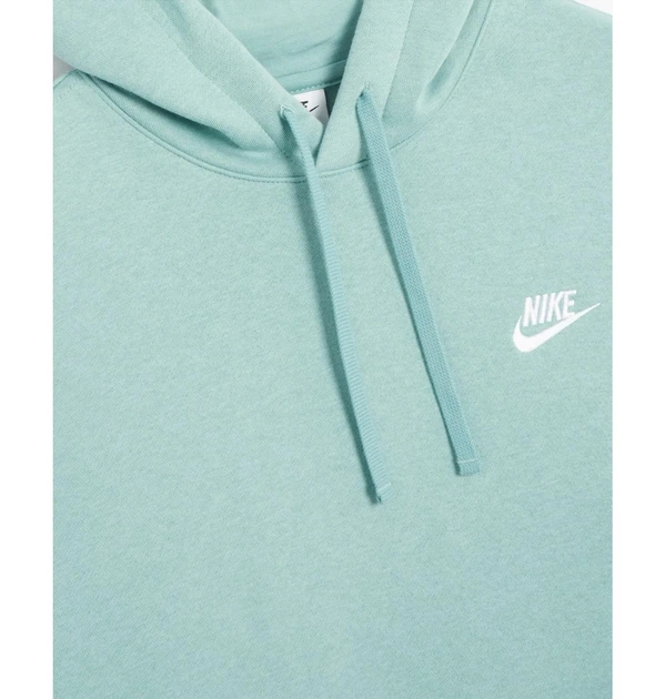 Худі чоловіче Nike Club Fleece 2XL Бірюзовий BV2654-310 - Фото 3 Худі чоловіче Nike Club Fleece 2XL Бірюзовий BV2654-310 - зображення 3