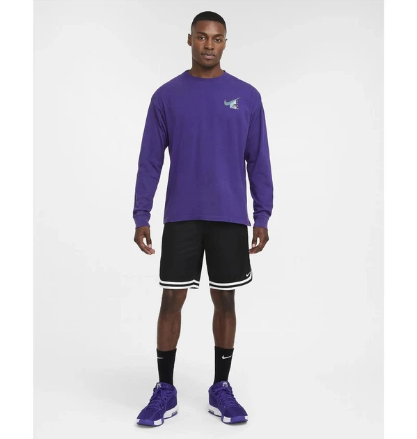 Лонгслив мужской Nike T-Shirt Max90 Violet M Фиолетовый HF6195-504 - Фото 7 Лонгслив мужской Nike T-Shirt Max90 Violet M Фиолетовый HF6195-504 - изображение 7