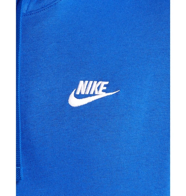 Худі чоловіче Nike Club Fleece 2XL Синій BV2654-480 - Фото 4 Худі чоловіче Nike Club Fleece 2XL Синій BV2654-480 - зображення 4