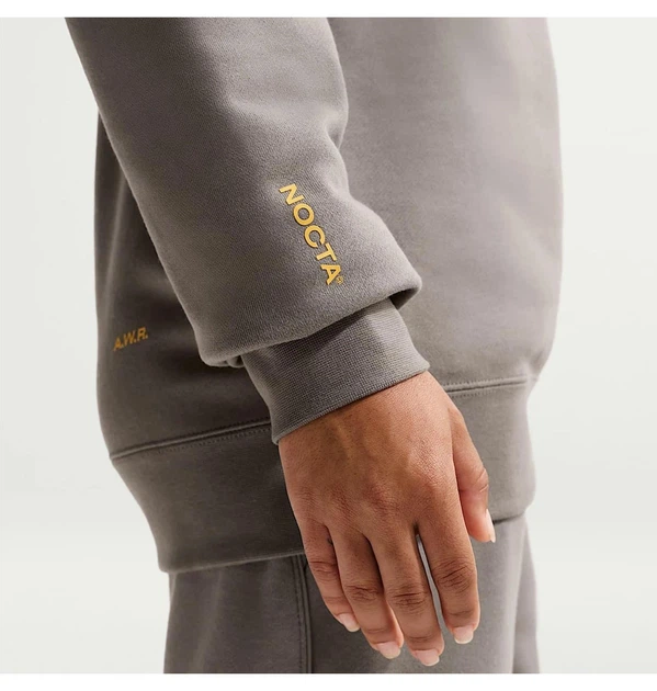 Світшот чоловічий Nike Nocta Fleece Brown S Коричневий FN8160-042 - зображення 8