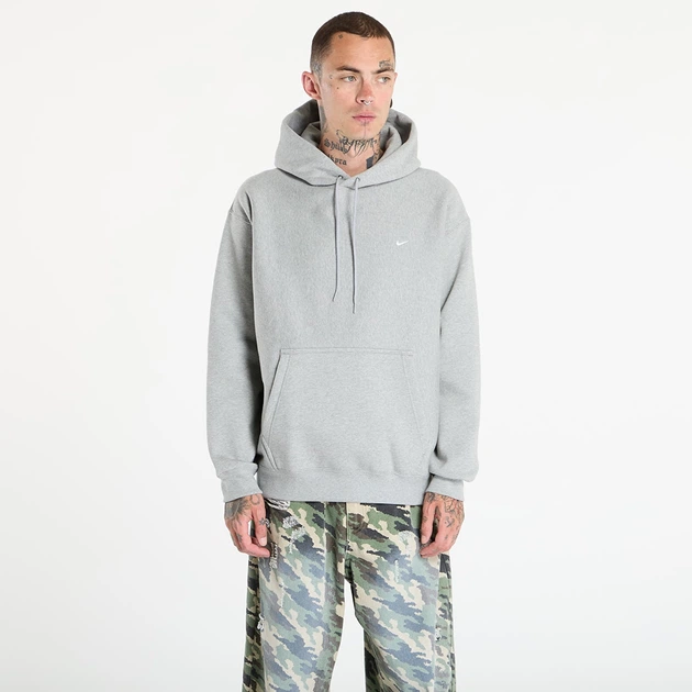 Худі чоловіче Nike Solo Swsh Bb Po Hoodie S Світло-сірий HV1082-063 - Фото 1 Худі чоловіче Nike Solo Swsh Bb Po Hoodie S Світло-сірий HV1082-063 - зображення 1