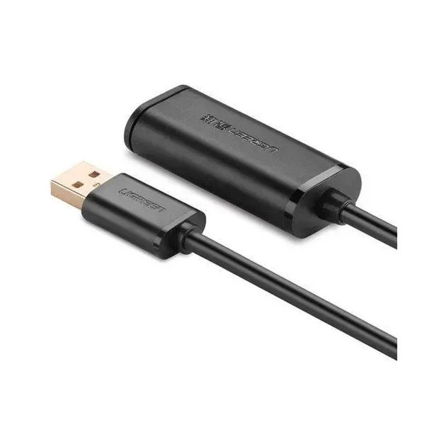 Дата кабель USB 2.0 AM to AF 15.0m Active black Ugreen (10323) - Фото 3 Дата кабель USB 2.0 AM to AF 15.0m Active black Ugreen (10323) - зображення 3