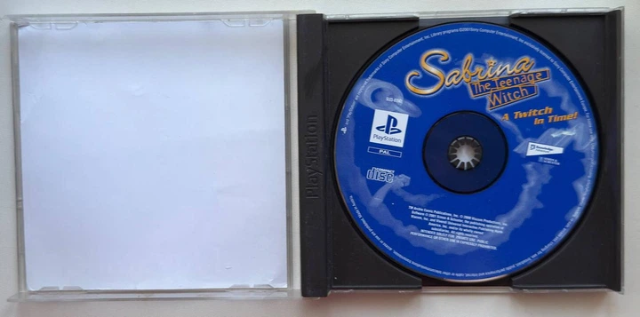 Диск для PlayStation 1 - Sabrina the Teenage Witch A Twitch in Time, английская версия, Б/У - изображение 3