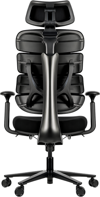 Кресло компьютерное офисное эргономичное OfficePro FlexCore ОС120B Black - Фото 3 Кресло компьютерное офисное эргономичное OfficePro FlexCore ОС120B Black - изображение 3