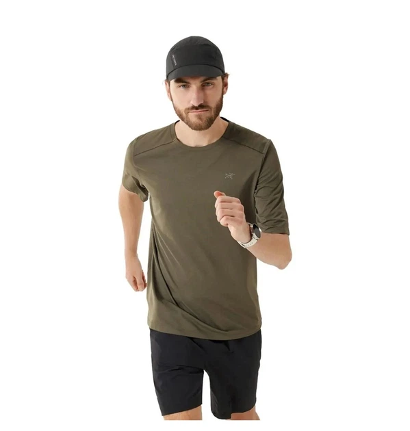 Футболка чоловіча Arc'teryx Cormac Crew Olive L Оливковий X000009718-TATSU-HEATHER - Фото 4 Футболка чоловіча Arc'teryx Cormac Crew Olive L Оливковий X000009718-TATSU-HEATHER - зображення 4