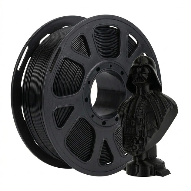 Филамент (пластик для 3D принтера) Kingroon PETG (CoPET) 1,75мм 1 кг Черный - изображение 12