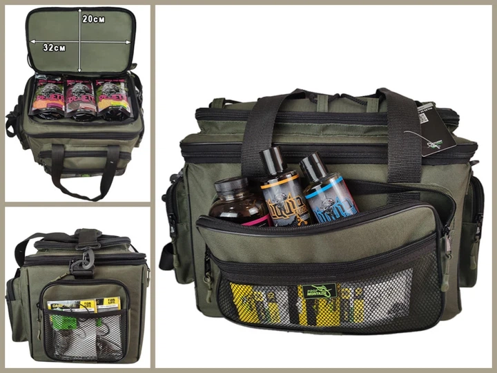 Сумка для рыбалки BIG CARP 35л (47х30х27 см) Хаки - изображение 2