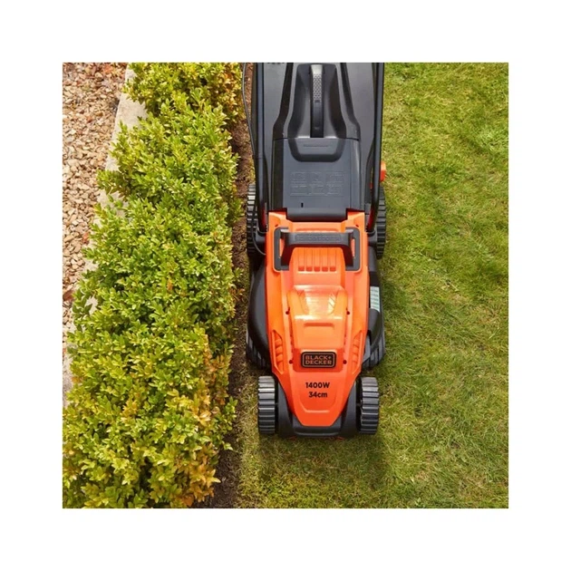Газонокосарка Black&Decker 1.4 кВт, 34 см (BEMW461BH) - Фото 4 Газонокосарка Black&Decker 1.4 кВт, 34 см (BEMW461BH) - изображение 4