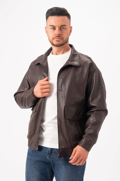 Куртка из экокожи Trend Collection 640380 Коричневый (coffee) XL - Фото 4 Куртка из экокожи Trend Collection 640380 Коричневый (coffee) XL - изображение 4