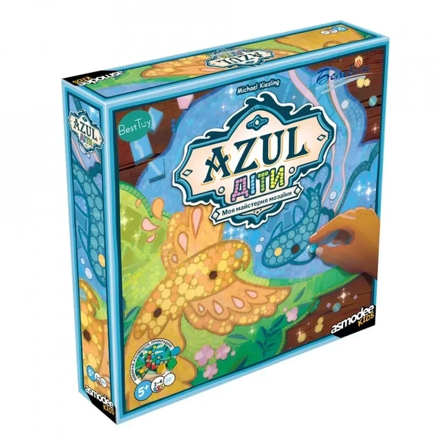 Настільна гра Азул. Діти (Azul. Kids) - Фото 1 Настільна гра Азул. Діти (Azul. Kids) - зображення 1