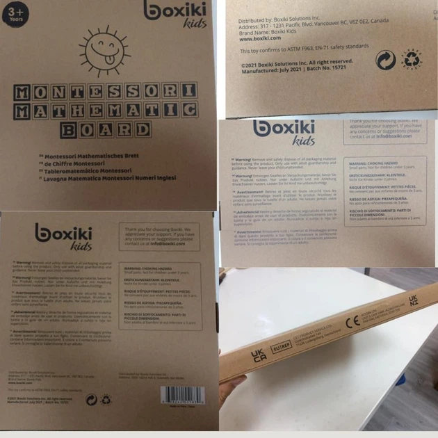 Пазл-доска Boxiki kids Монтессори из натурального дерева для изучения цифр от 1 до 20 и символов сложения вычитания умножения и деления - Фото 7 Пазл-доска Boxiki kids Монтессори из натурального дерева для изучения цифр от 1 до 20 и символов сложения вычитания умножения и деления - изображение 7