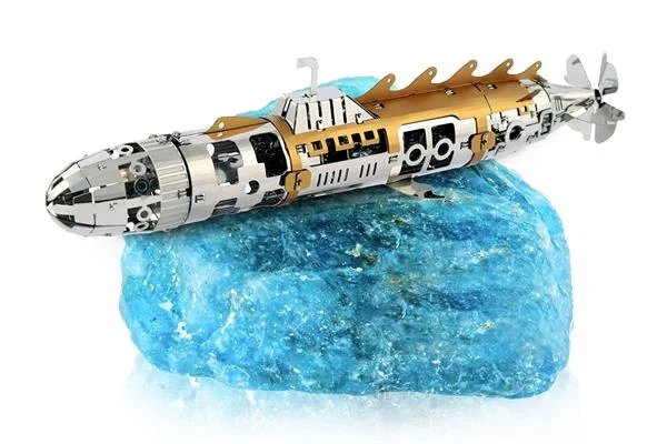 Механічний конструктор Metal Time Elusive Nautilus підводний човен металевий 33x3x14 см - зображення 7