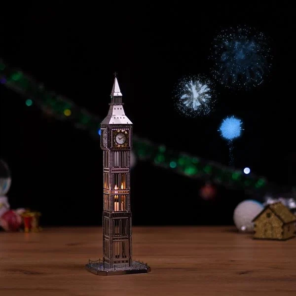 Металевий конструктор Metal Time The Great Bell MT077, настільний годинник - зображення 3
