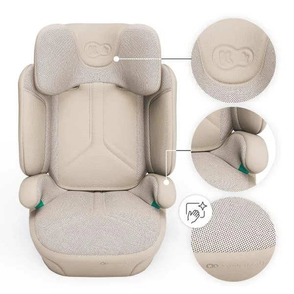 Автокресло Kinderkraft Xpand 2 PRO i-Size складное бежевое - изображение 11