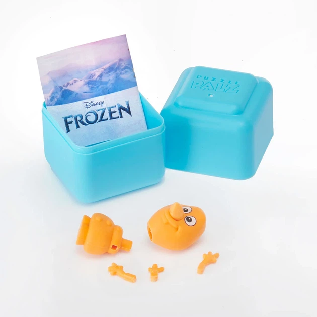 Гумка-пазл колекційна HTI Puzzle Palz Frozen Крижане серце у капсулі від 3 років - зображення 2