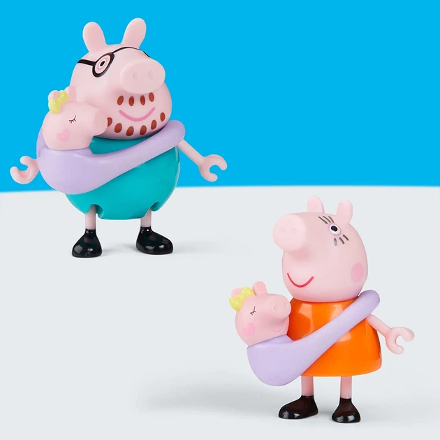 Набор фигурок Peppa Pig Большая семья Пеппы 5 фигурок с переноской - Фото 5 Набор фигурок Peppa Pig Большая семья Пеппы 5 фигурок с переноской - изображение 5