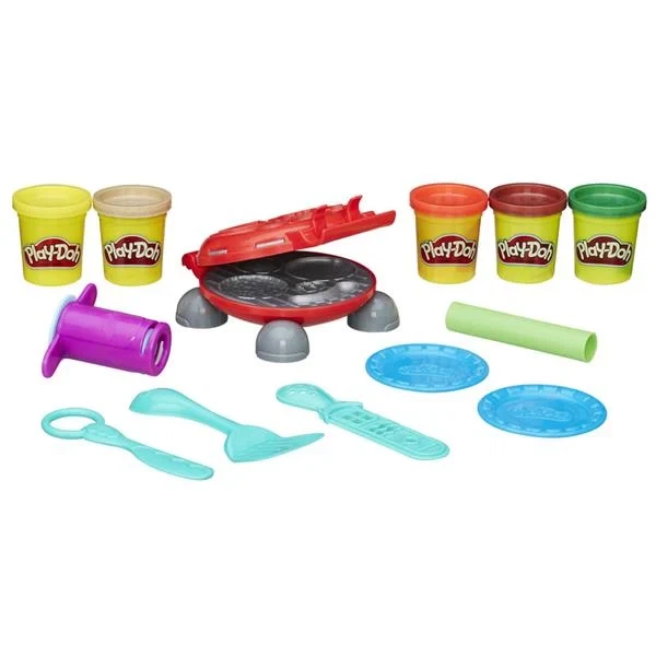 Набор с пластилином Play-Doh Бургер барбекю с грилем и формочками (B5521) - Фото 2 Набор с пластилином Play-Doh Бургер барбекю с грилем и формочками (B5521) - изображение 2